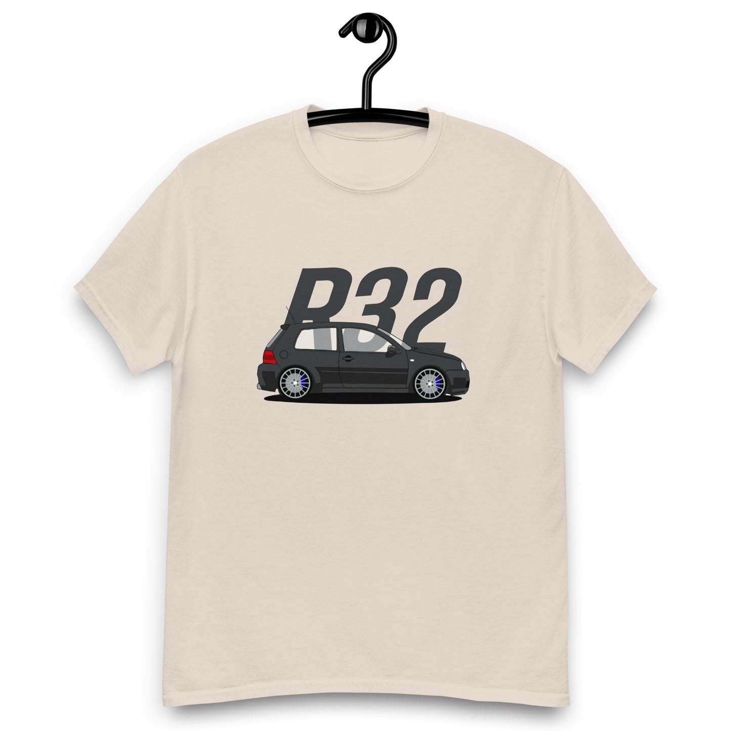 VW Golf R32 T-Shirt Clean - Natürlich / S