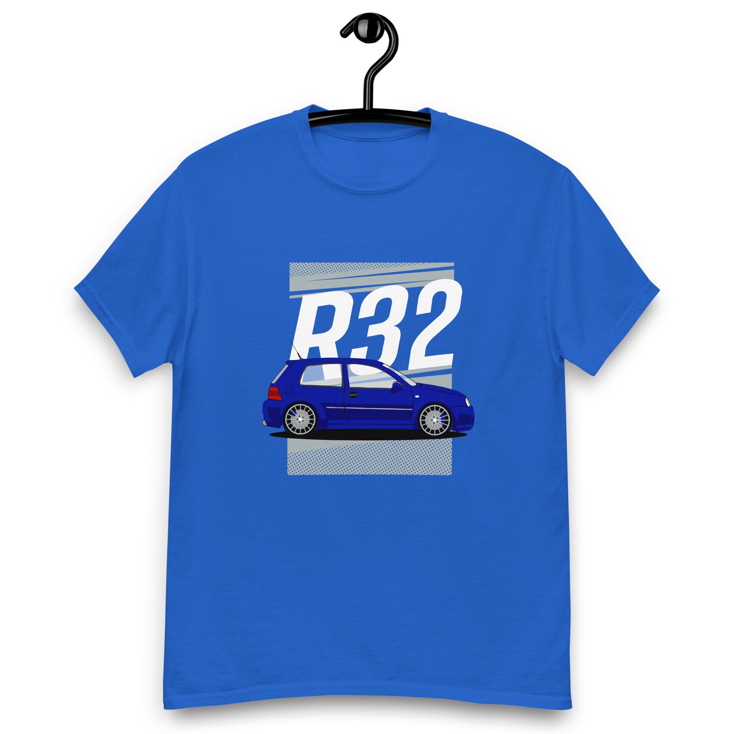 VW Golf R32 T-Shirt Dunkel - Royal / S