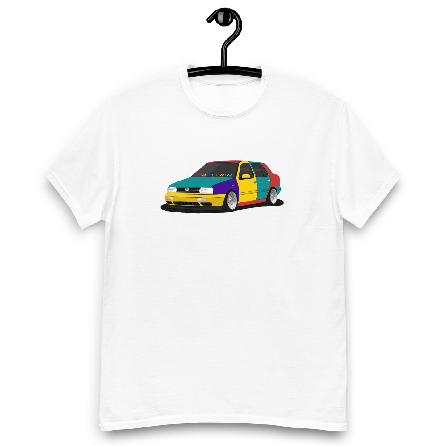 VW Vento Harlekin T-Shirt - Weiß / S