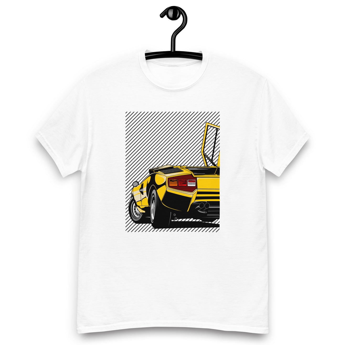 Lamborghini Countach T-Shirt - Weiß / S