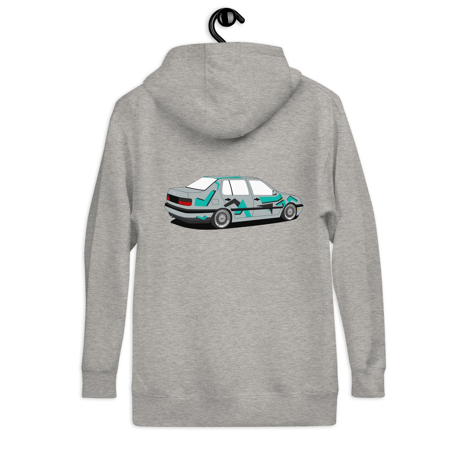 VW Vento Hoodie Silber - Carbon Grey / S