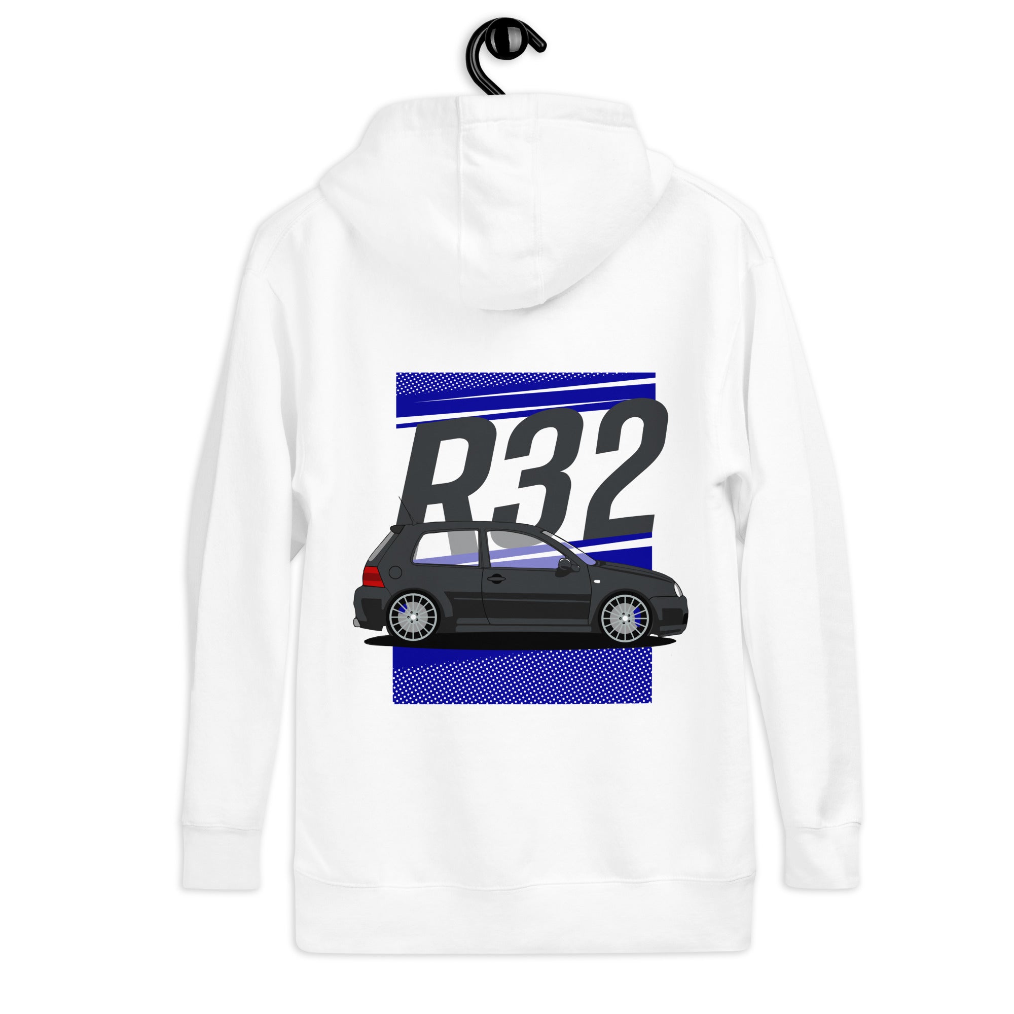 VW Golf R32 hoodie white vag.clothing