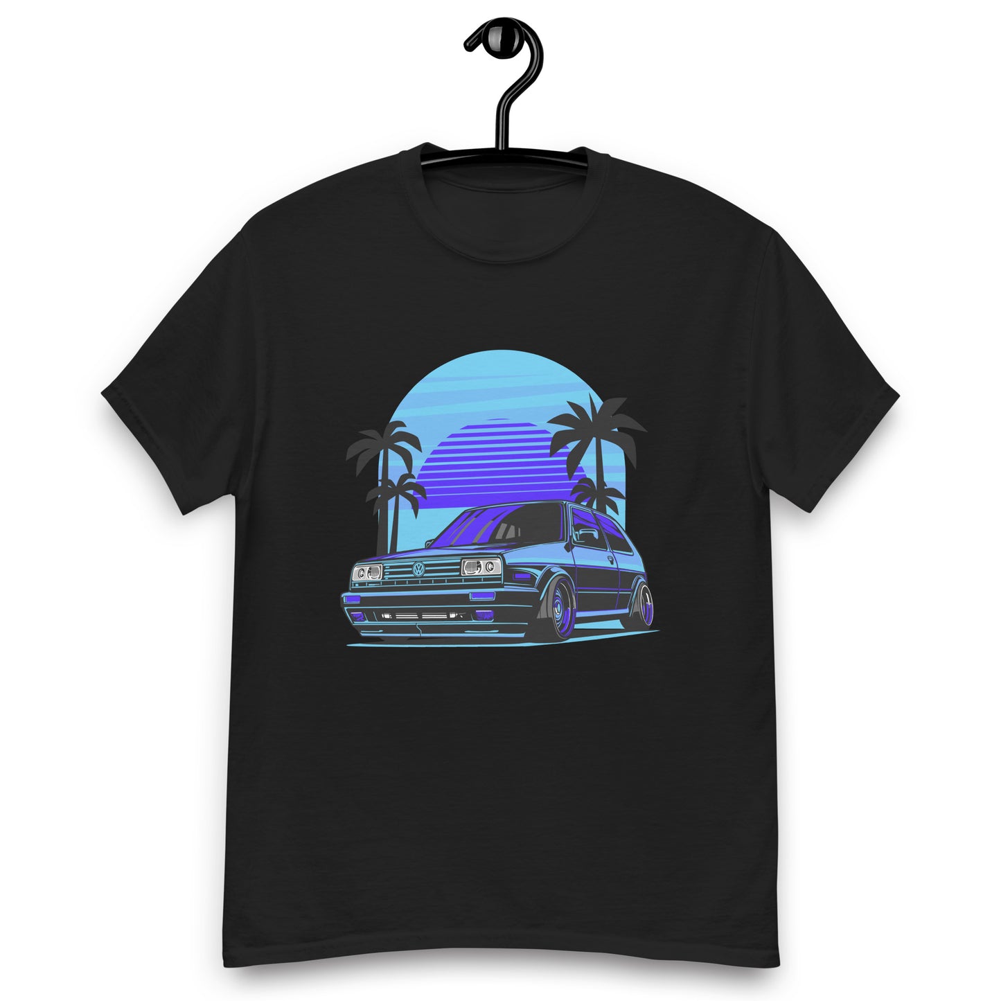 VW Golf MK2 T-Shirt Blue - vag.clothing