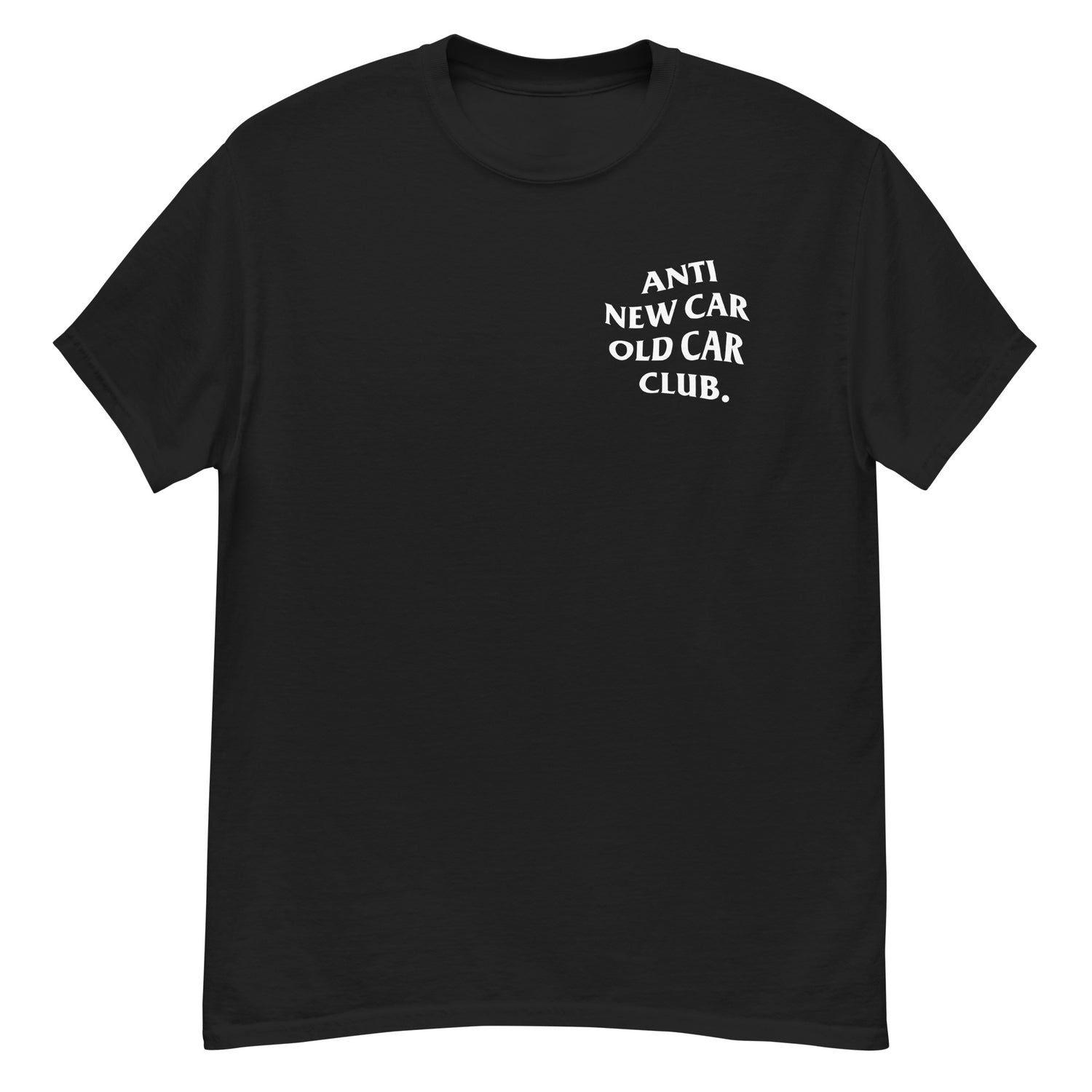 Anti New Car Old Car Club T-Shirt - Schwarz / S