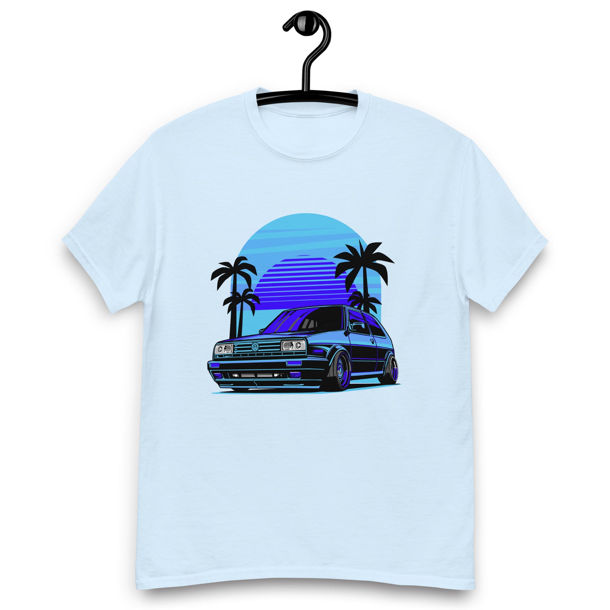 VW Golf MK2 T-Shirt Blue - vag.clothing