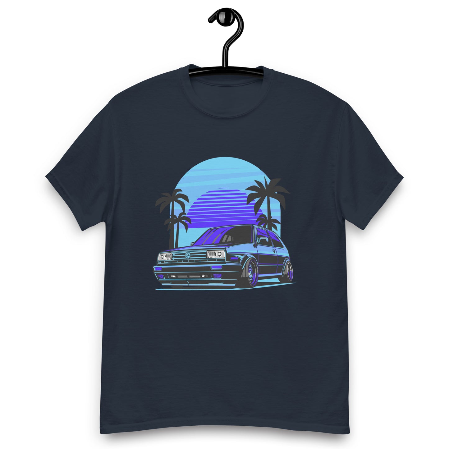 VW Golf MK2 T-Shirt Blue - vag.clothing