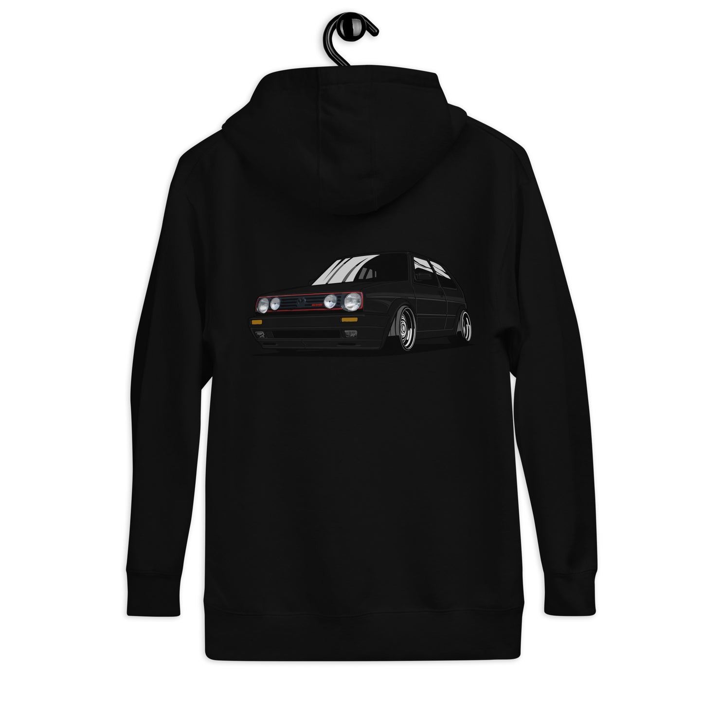 VW Golf MK2 GTI G60 Hoodie Black