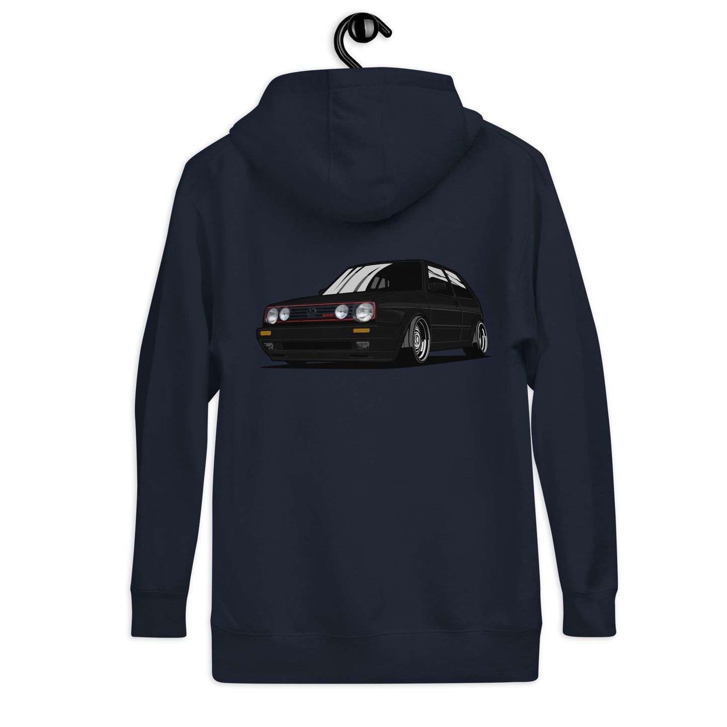 VW Golf MK2 GTI G60 Hoodie Black